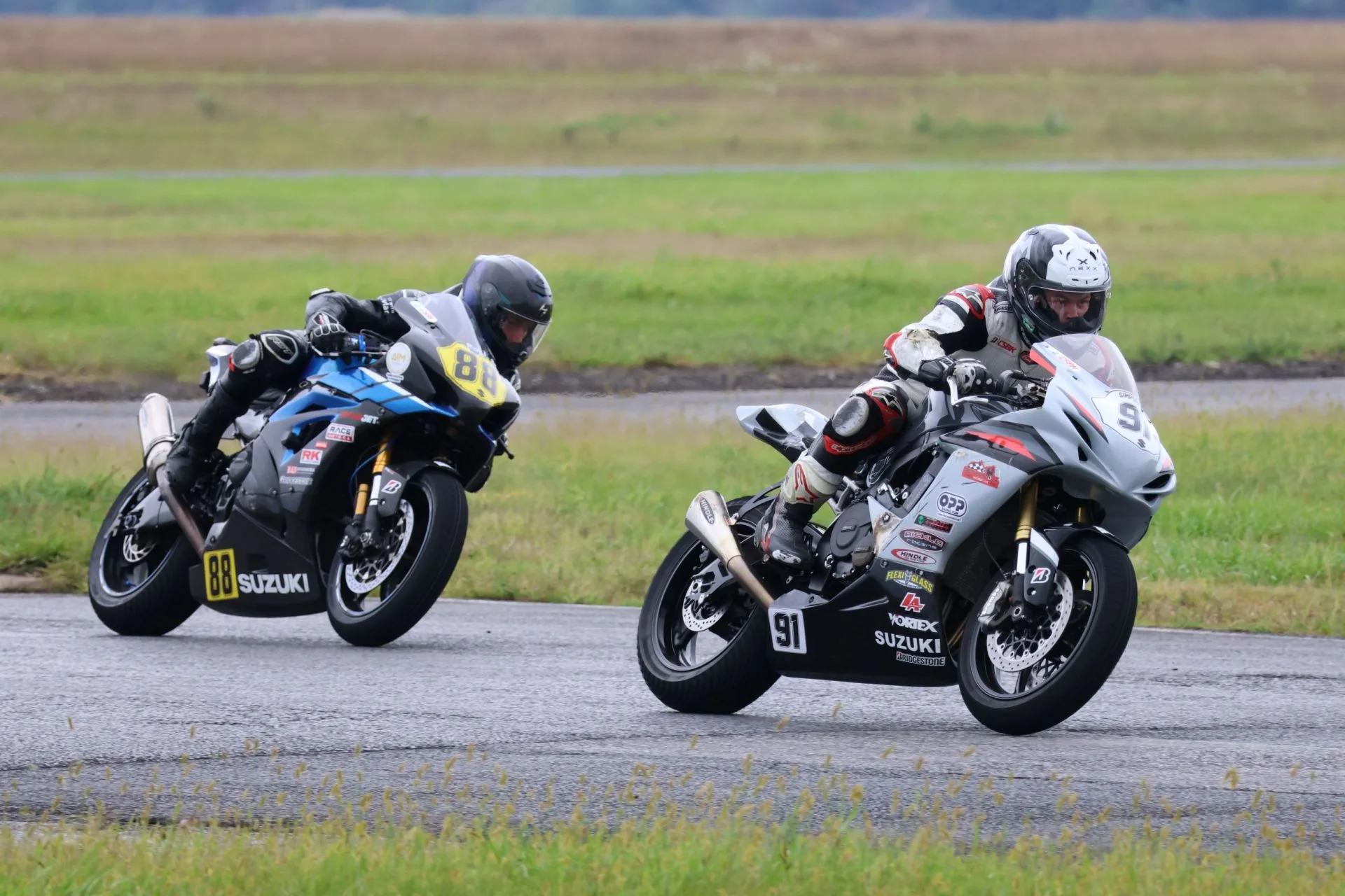Canadian motorcycle racers competing at Shannonville Motorsport Park during the 2026 RACE Moto season.