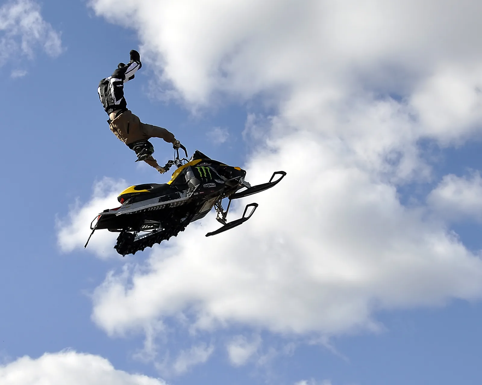 Snowmobiles displayed at the Toronto Snowmobile Show in 2010