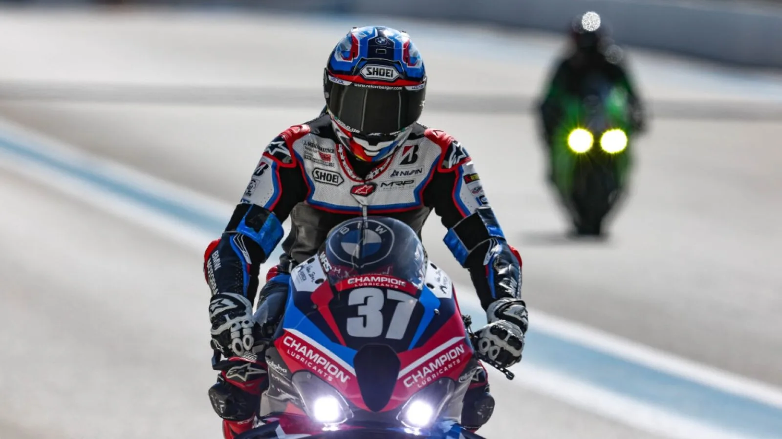 BMW Motorrad World Endurance Team number 37 motorcycle on track at the 2026 Bol d’Or.
