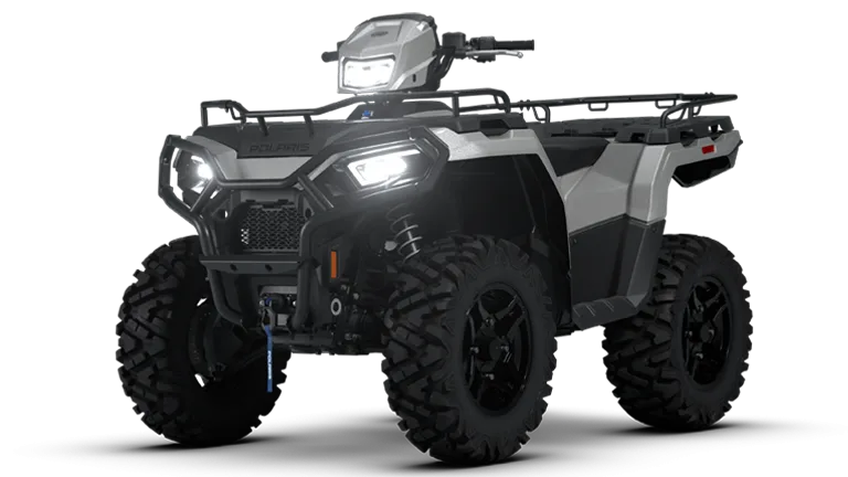 Polaris Sportsman ATV shown in a studio product view.