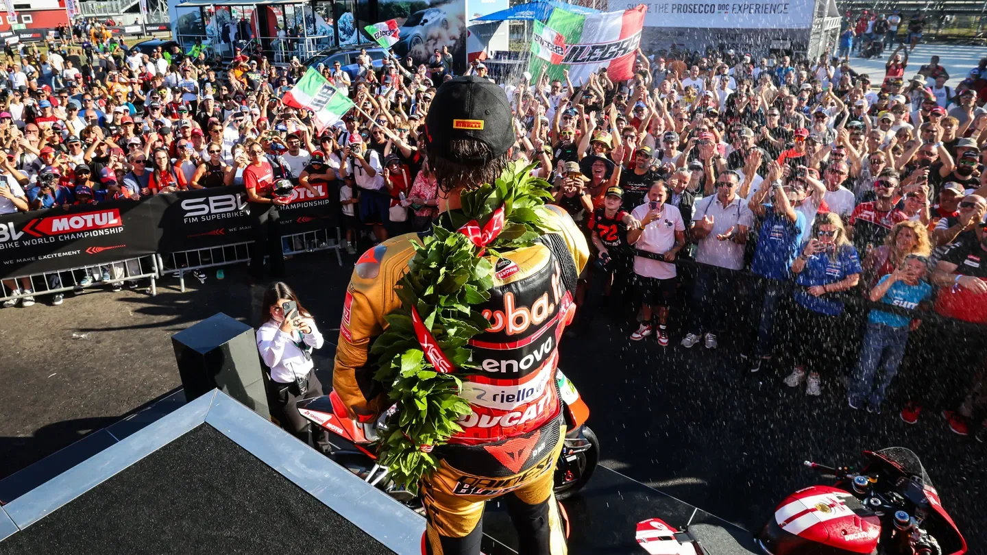 WorldSBK riders competing at Cremona during the 2026 Italian round