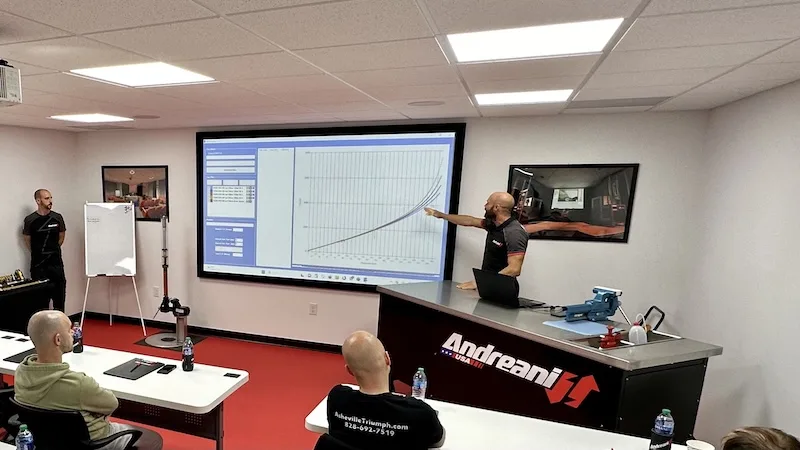 Andreani USA motorcycle suspension training seminar