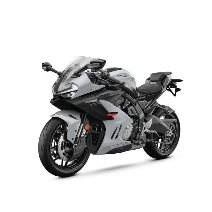 Rider on a Canadian-market CFMOTO 675SS sport motorcycle