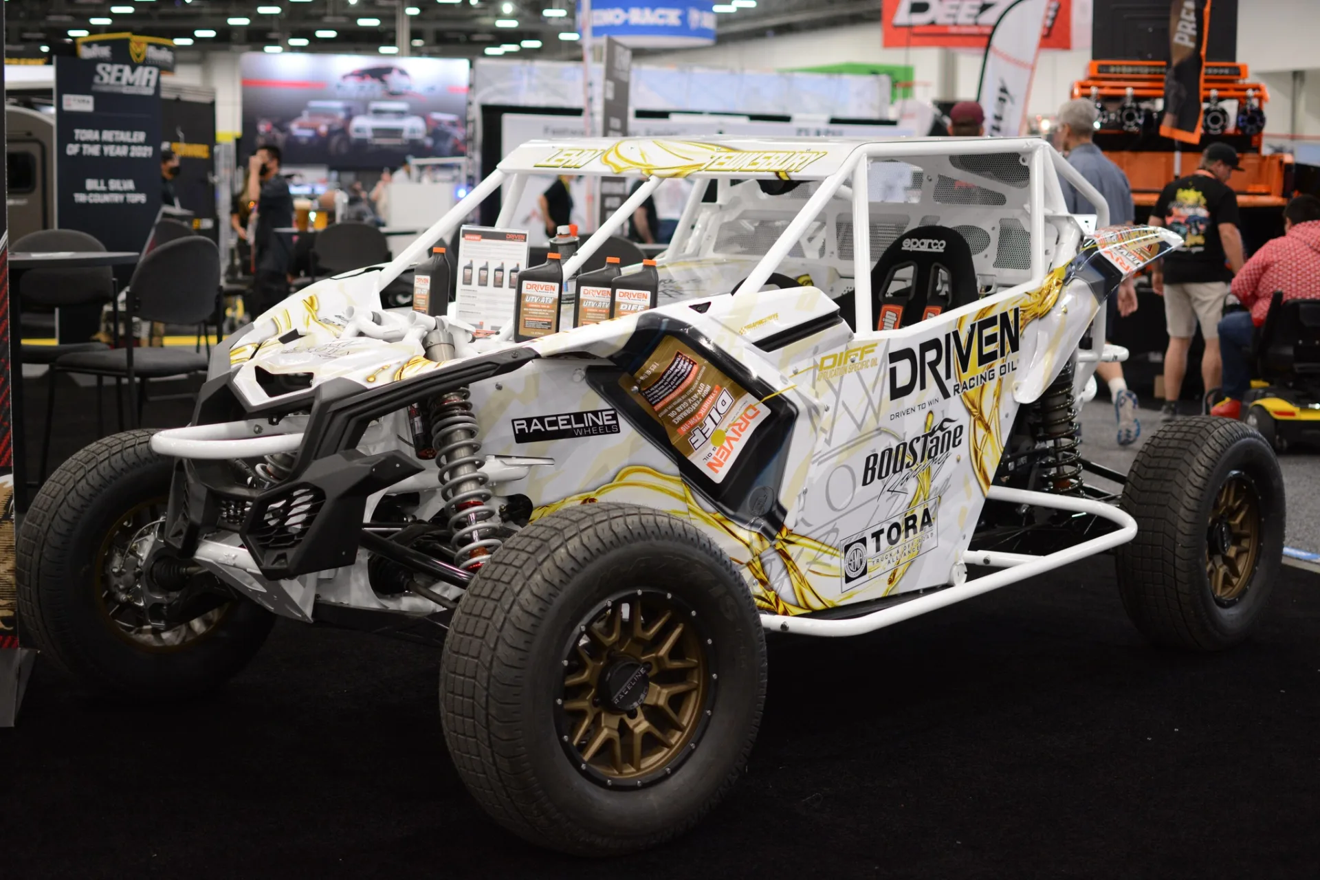 Custom side-by-side vehicle displayed at the SEMA Show