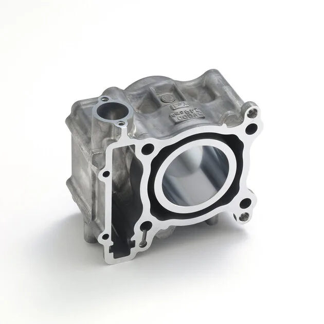Yamaha DiASil all-aluminum motorcycle cylinder