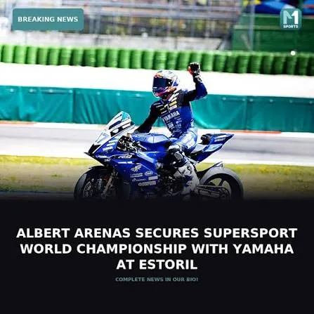 Albert Arenas racing to the 2026 World Supersport championship at Estoril
