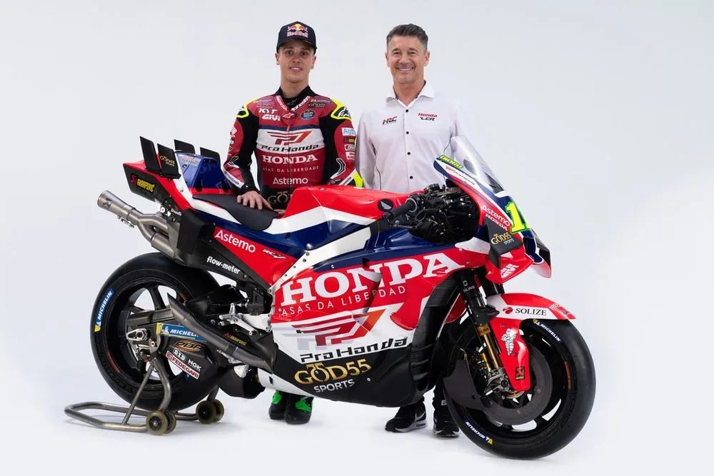 Diogo Moreira with the LCR Honda RC213V during the 2026 MotoGP season