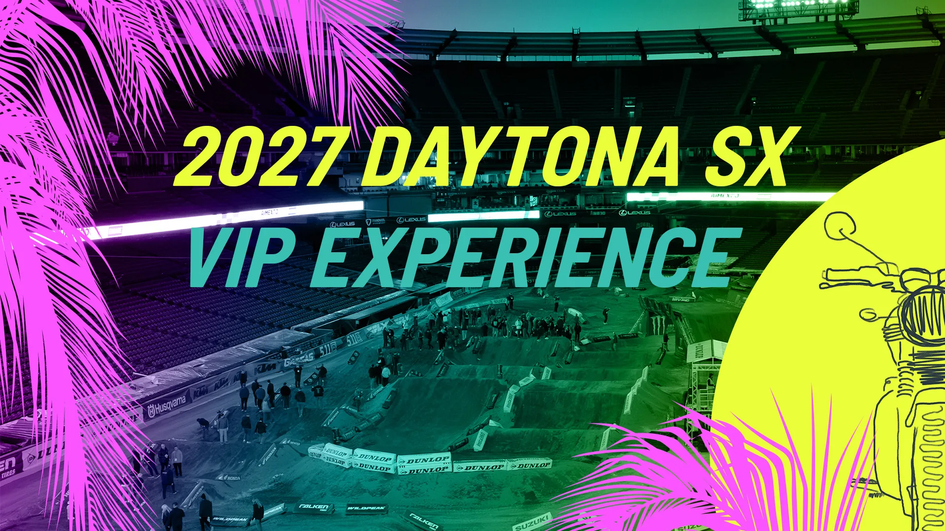 AIMExpo Daytona Supercross track walk experience