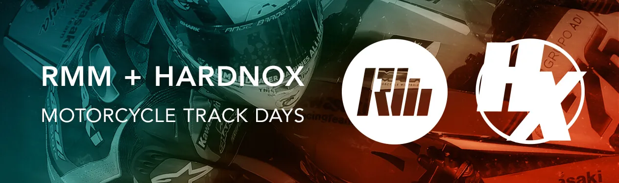 Motorcycle riders on track during a HardNoX event