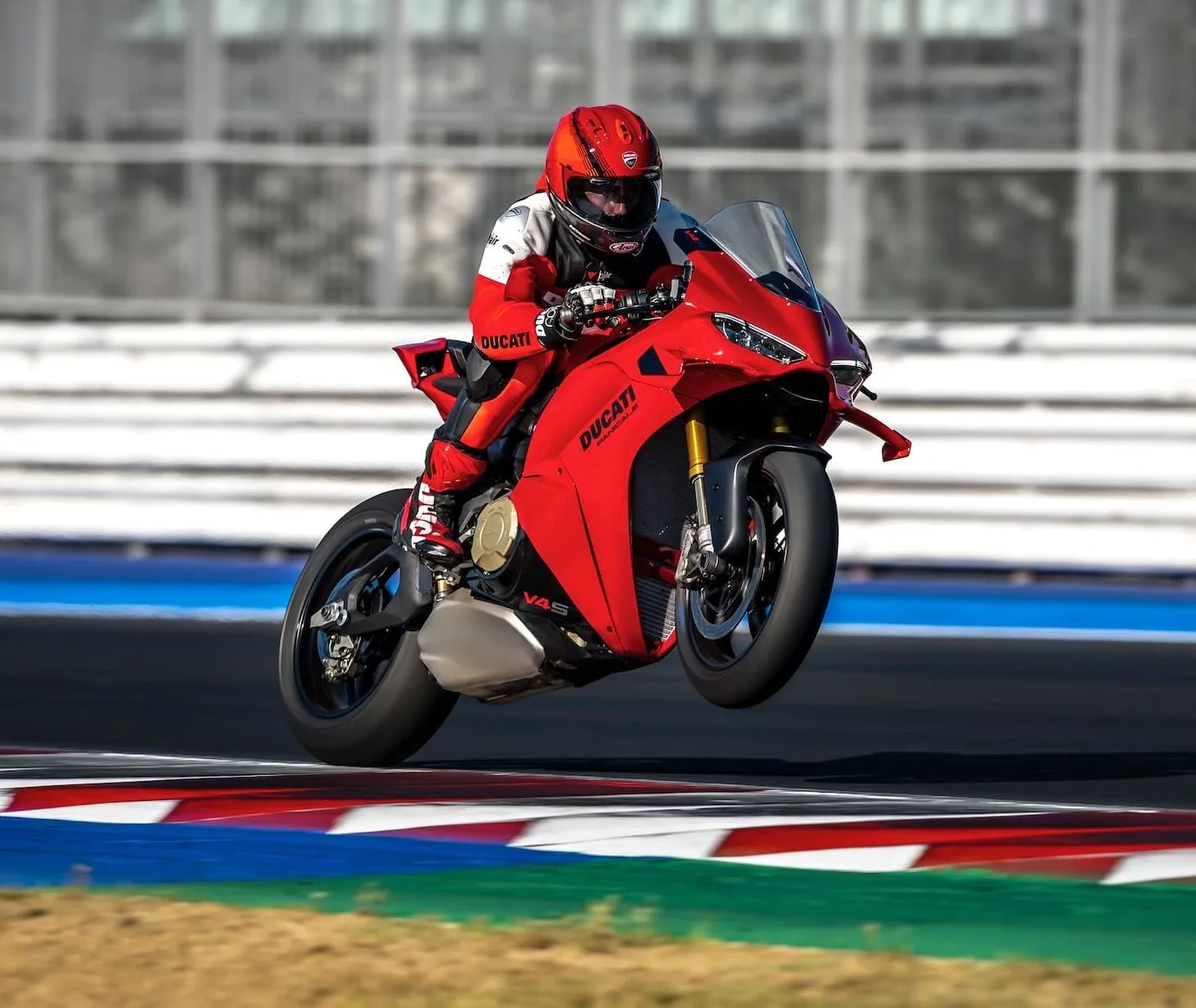 2027 Ducati Panigale V4 S in official track photography